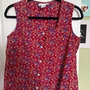 NorthStyle White and Blue Buttoned Blouse